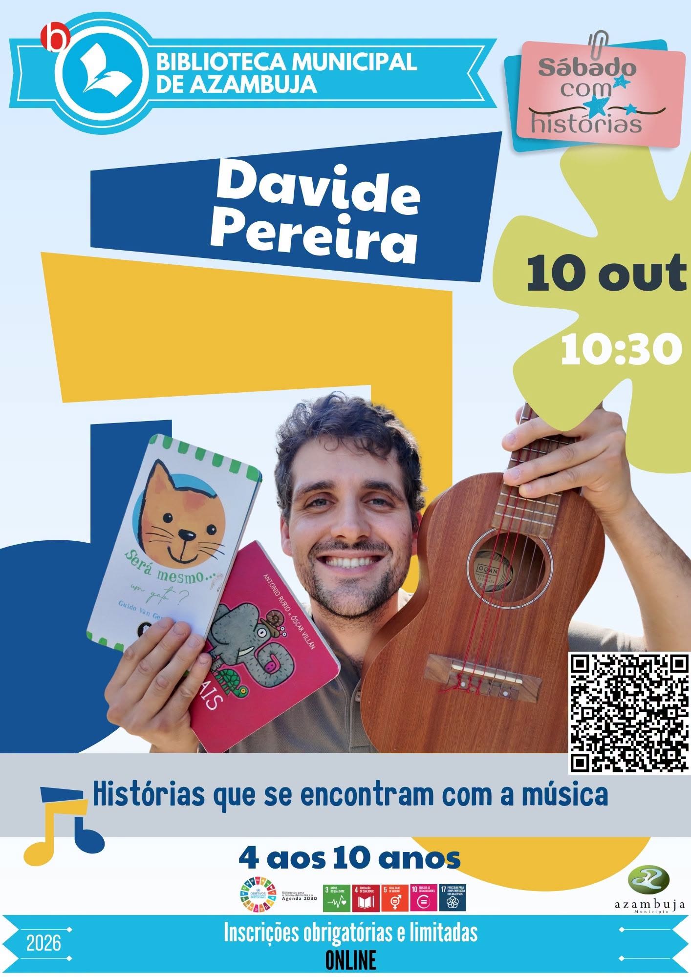 Sábado com histórias: "Histórias que se encontram com a música", por Davide Pereira