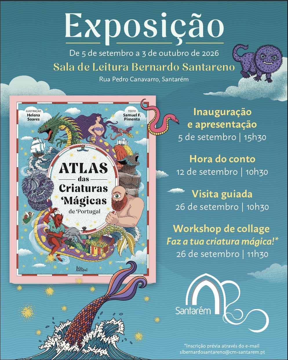 Hora do conto "Atlas das criaturas mágicas de Portugal, histórias sobre criaturas mágicas", 