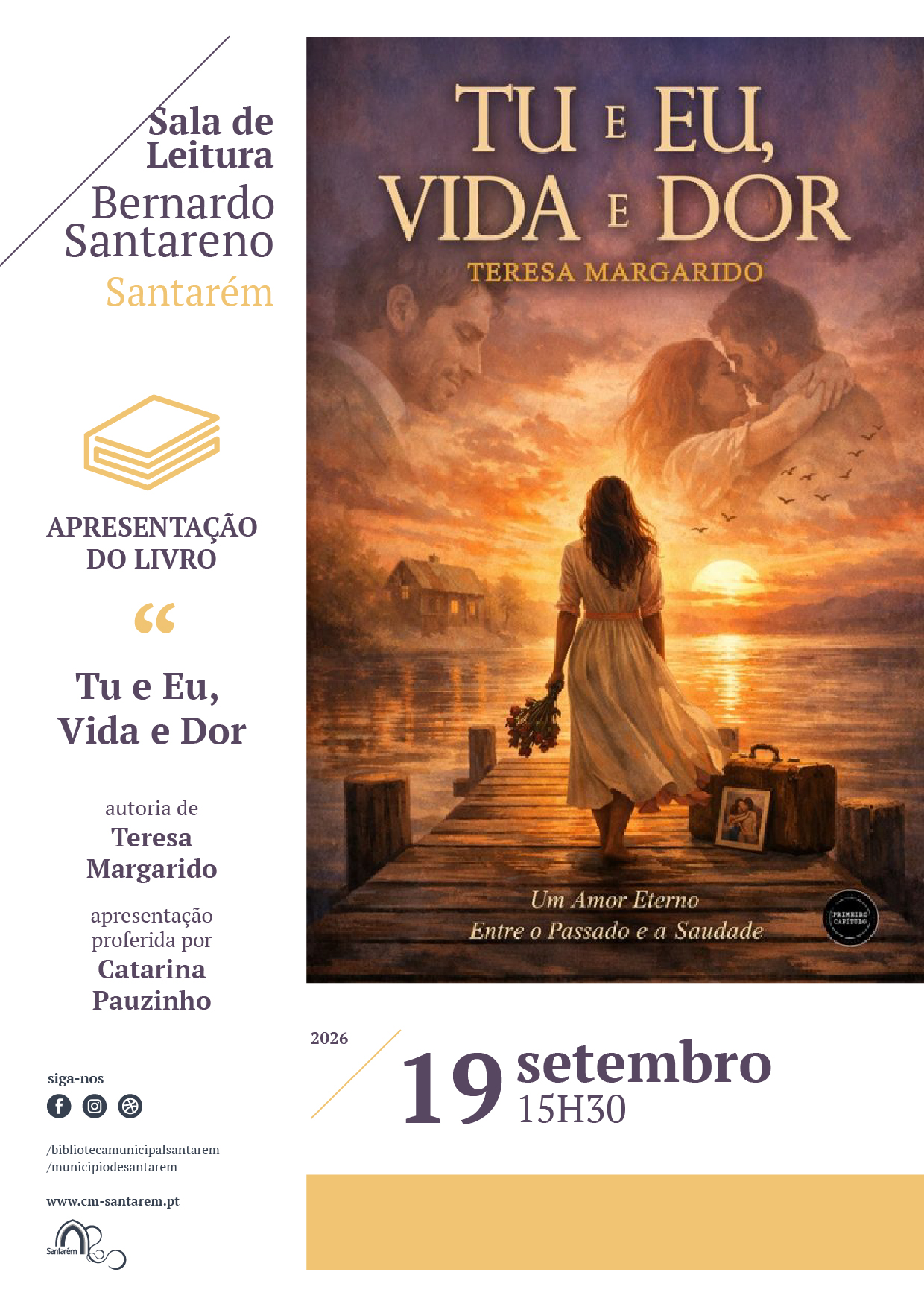 Apresentação do livro "Tu e eu, vida e dor"