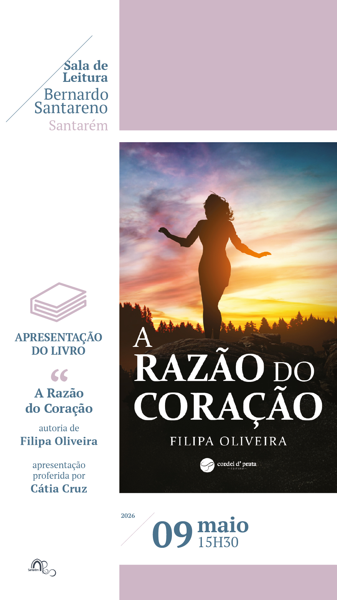 Apresentação do livro "A razão do coração"