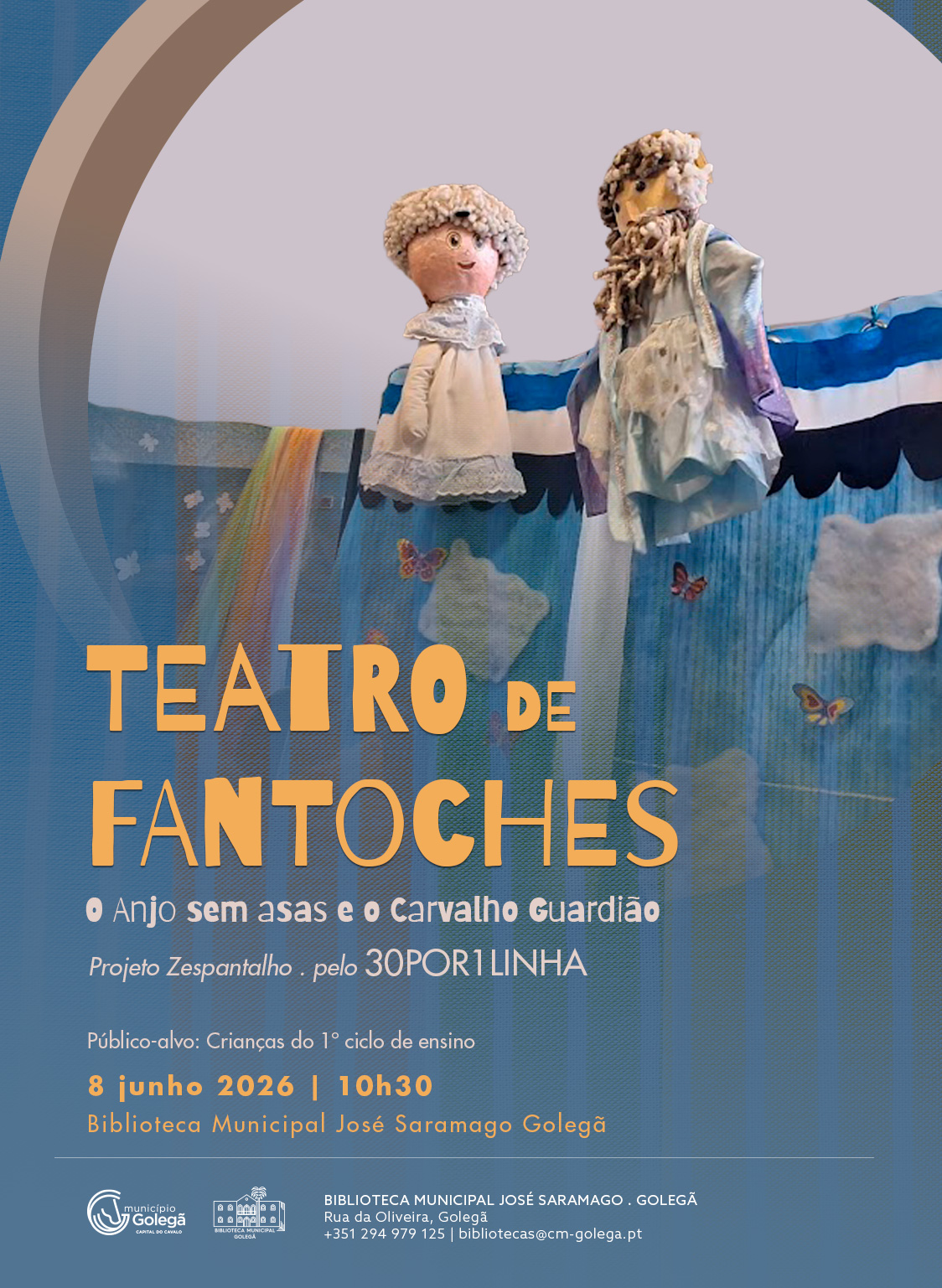 Teatro de Fantoches "O anjo sem asas e o carvalho guardião"