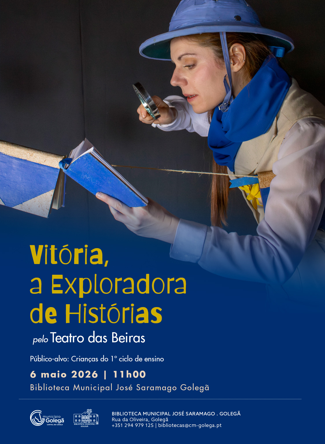 Teatro - Vitória, a exploradora de histórias pelo Teatro das Beiras