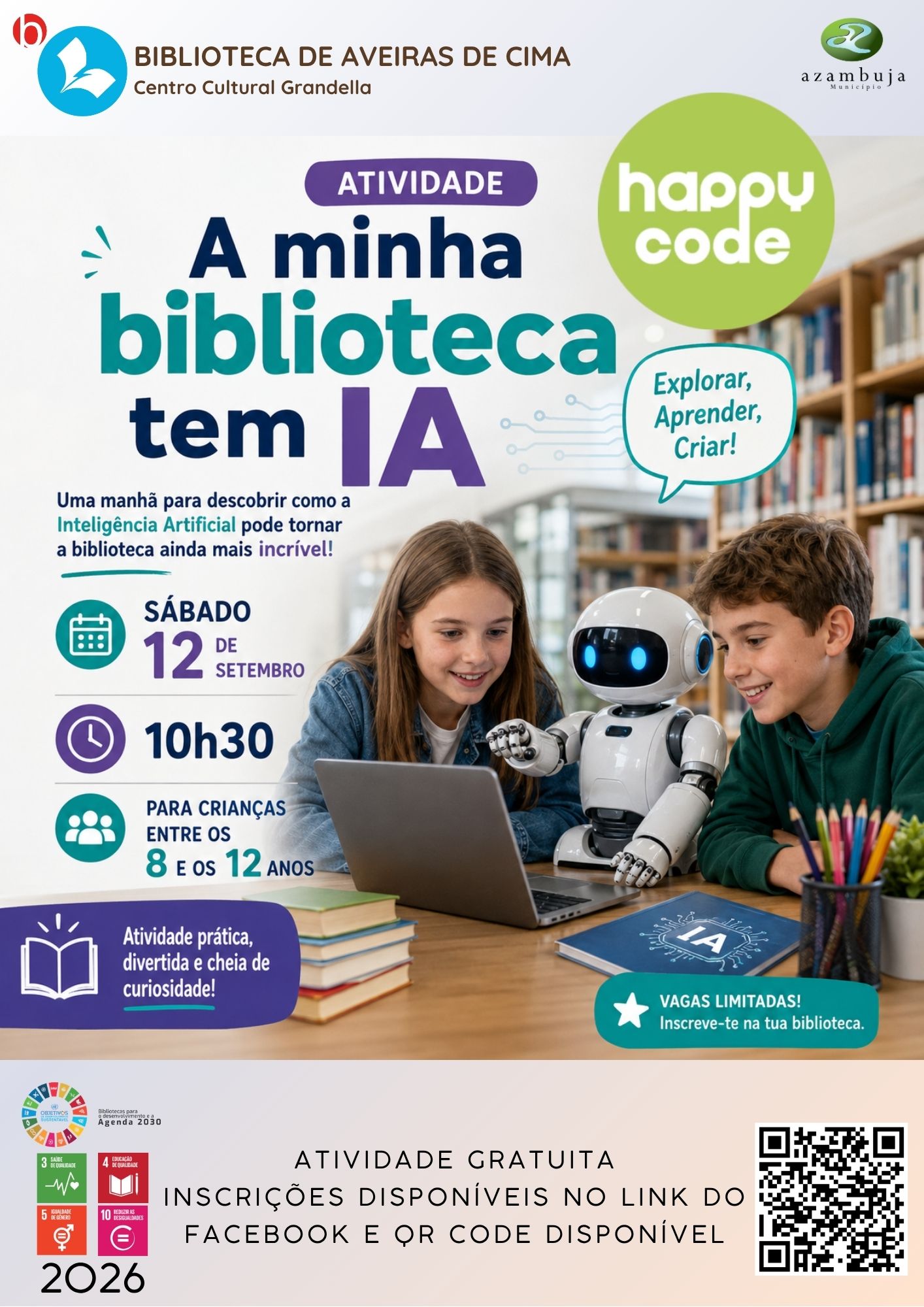 A minha Biblioteca tem IA, por Happy Code