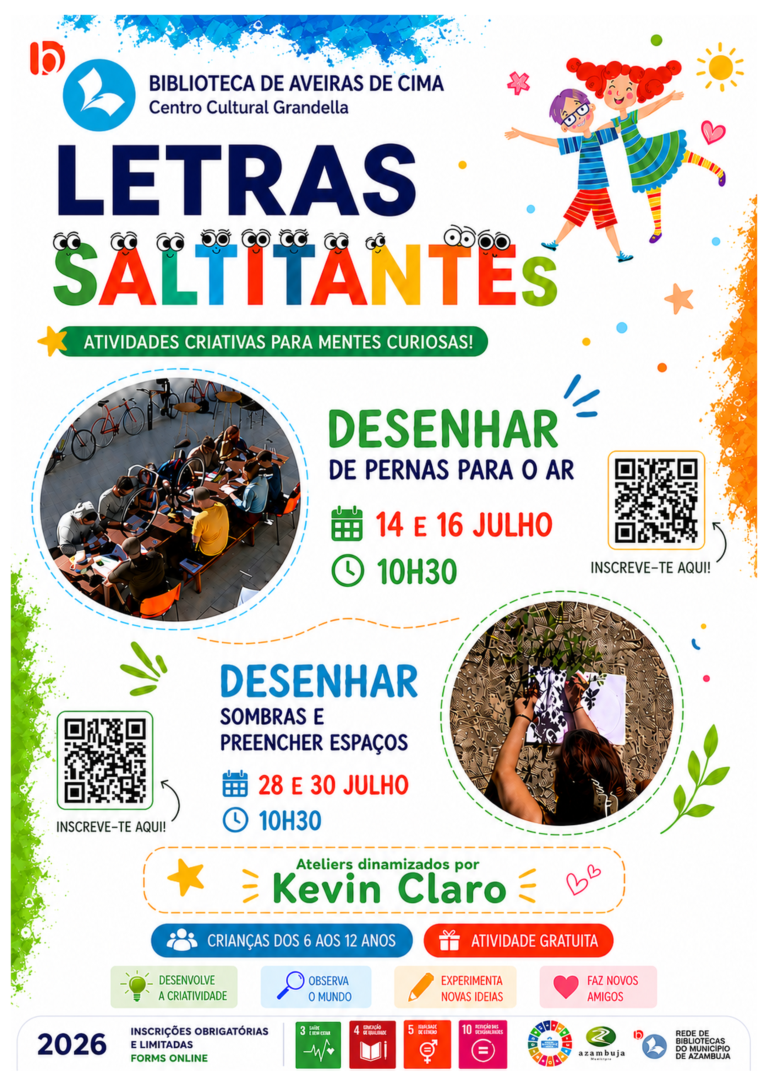 Letras Saltitantes, por Kevin Claro