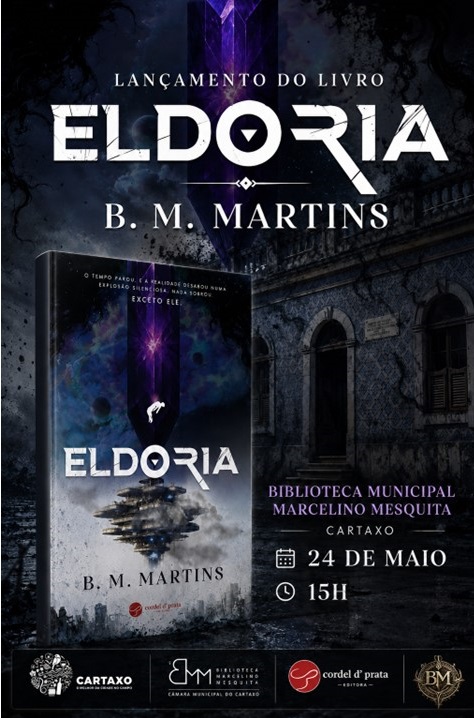 Lançamento do livro Eldória  de Bruno Martins