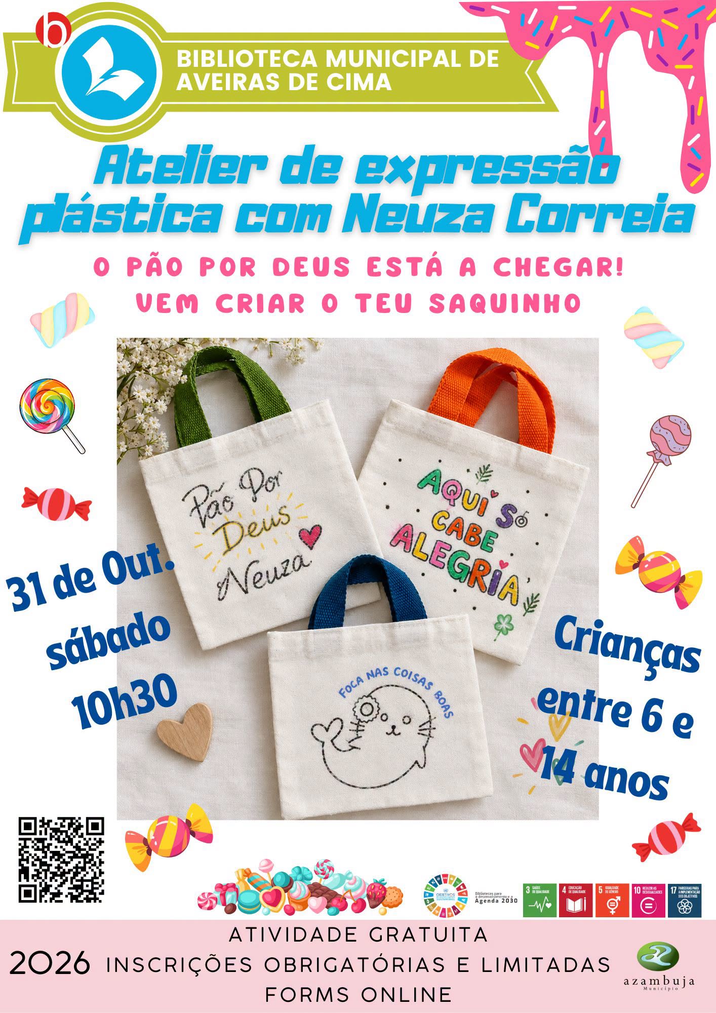 Atelier de expressão plástica com Neuza Correia