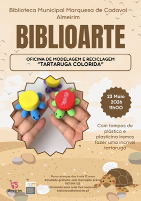 Biblioarte "Tartaruga colorida"