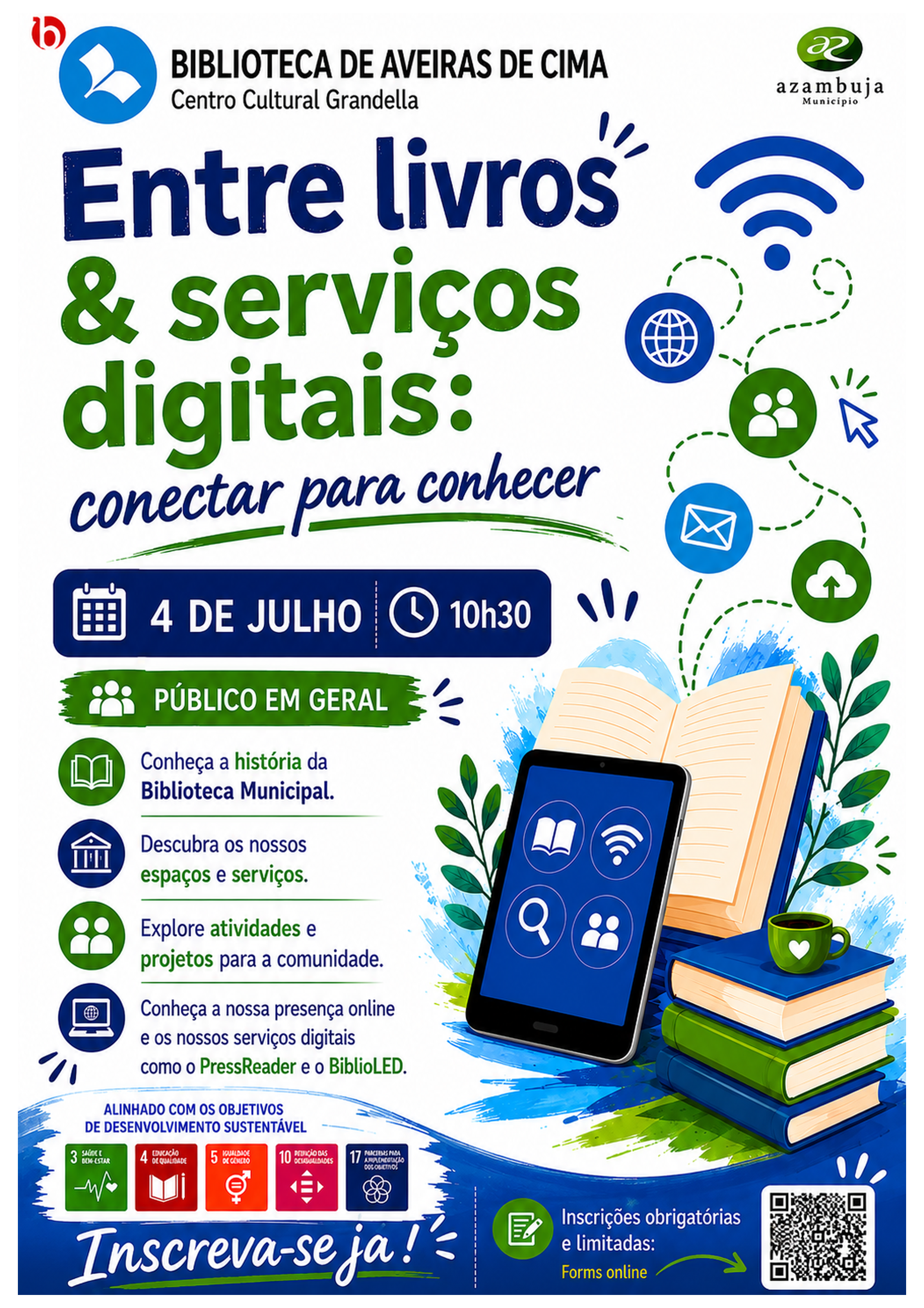 Entre livros & Serviços digitais: conectar para conhecer