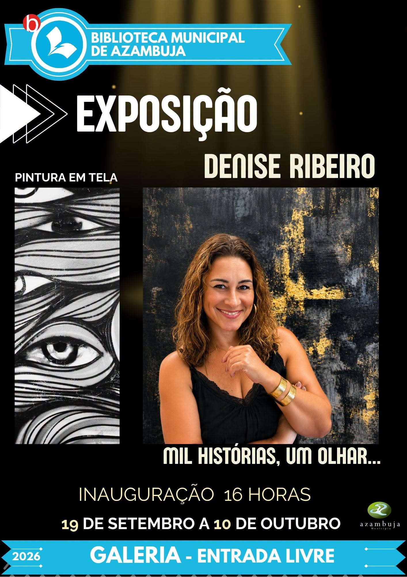 Exposição "Mil histórias, um olhar" por Denise Ribeiro