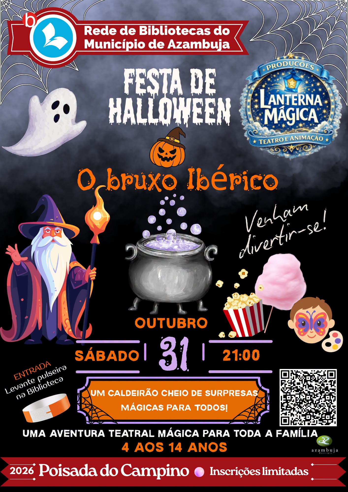 Festa de Halloween: O bruxo ibérico